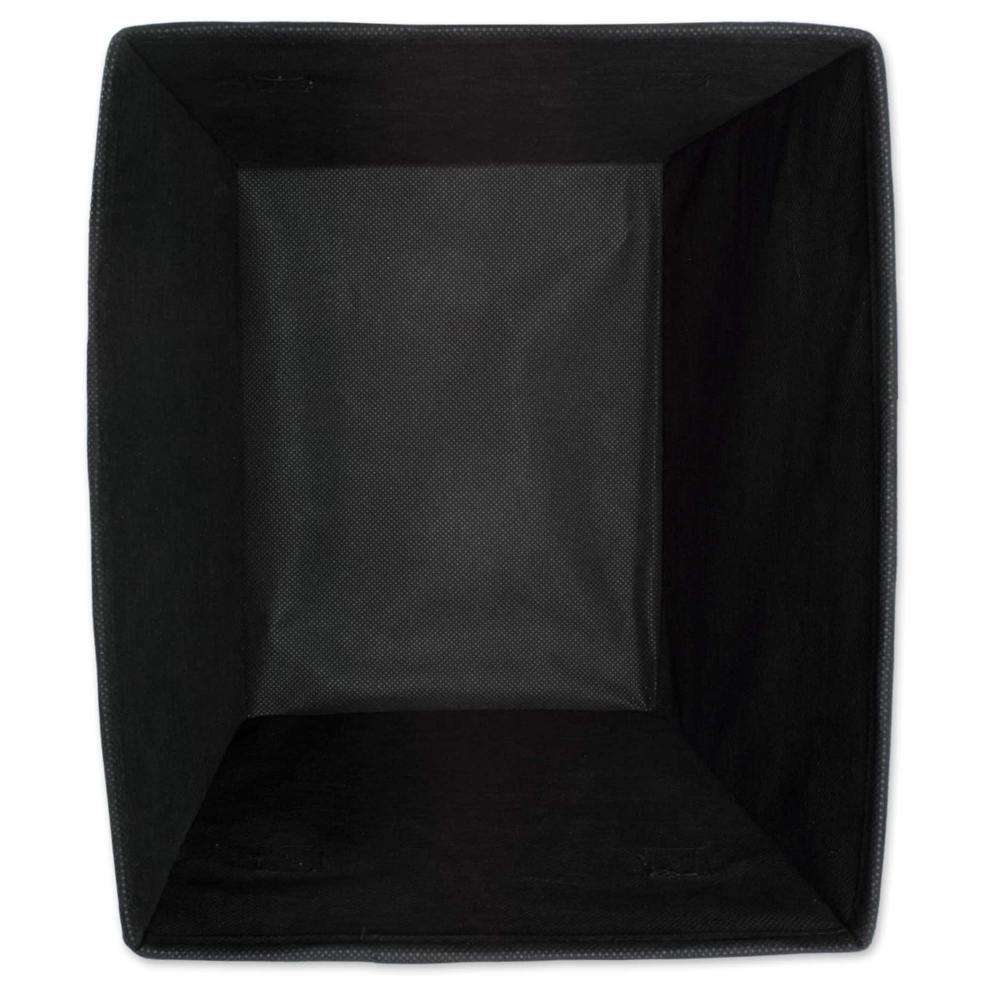 DII® Small Black Marble Trapezoid Laundry Bin Set, 3ct.